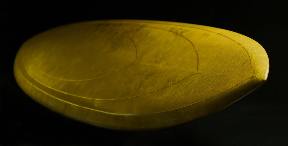 The World's First 24ct gilded surfboard!