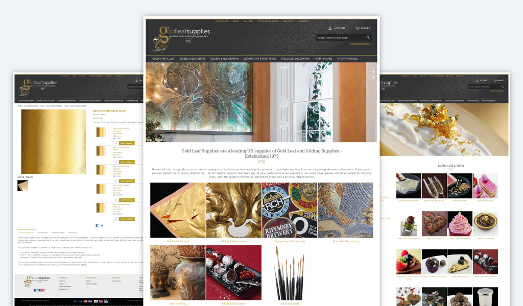 New Gold Leaf Supplies Website