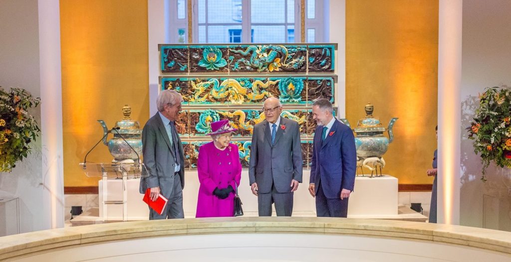Gold Leaf Gilding for the British Museum in London Grand Opening with the Queen