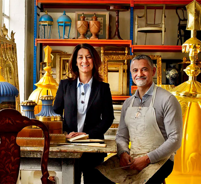 Titian Studios antique restorers in London