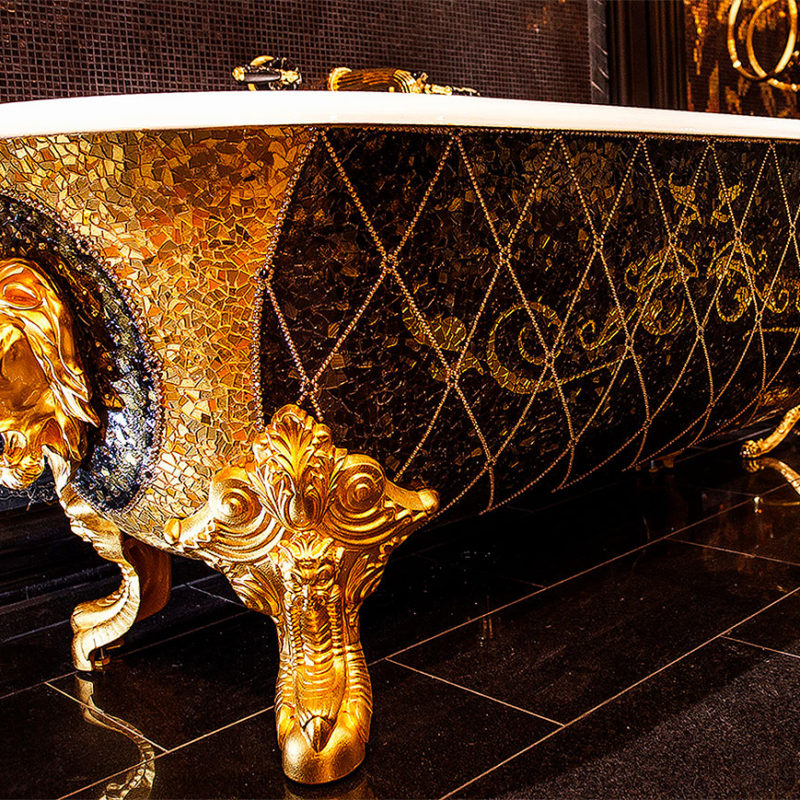 Gold leaf bath