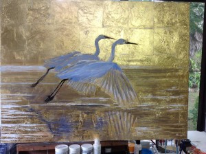Gilded & Painted Artwork