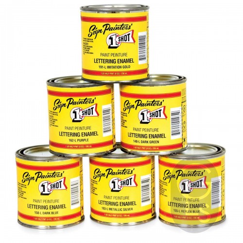 1 Shot Sign Enamel - Black - 118ml