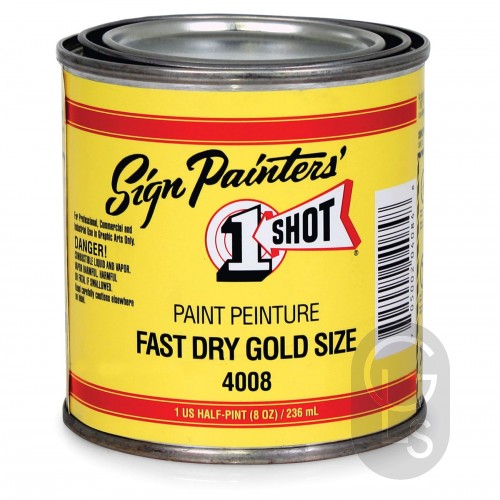 1 Shot Fast Dry Gold Size - 236ml