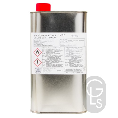 Manetti Italian 12 Hour Oil-based Gold Size - 1 Litre