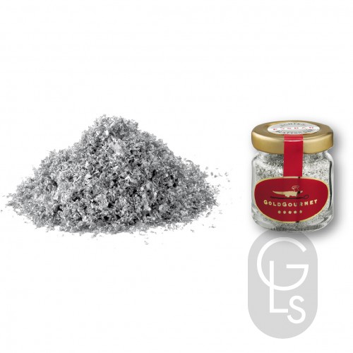 Gold Gourmet Edible Silver Flake 1g