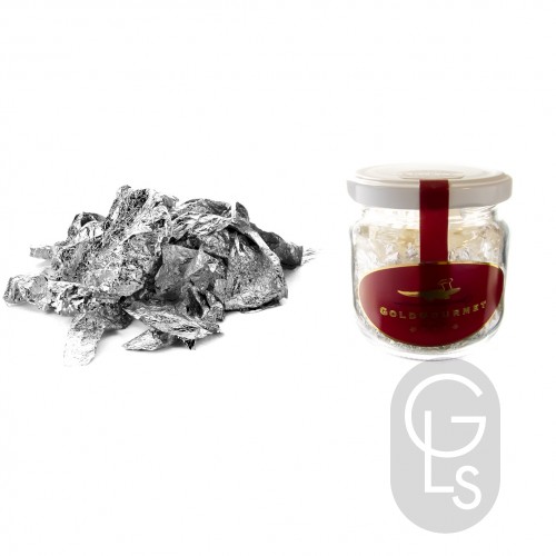 Gold Gourmet Edible Silver Petals - 300mg