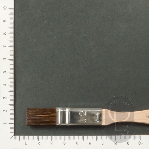 Brown Ox Hair Flat Size Brush - 12mm