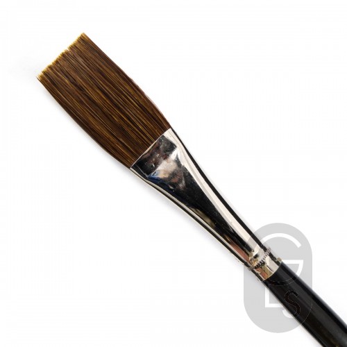 Poster Brush - Brown Ox hair - One Stroke
