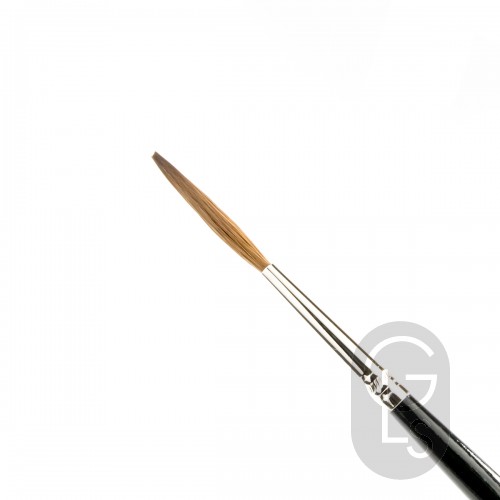 Synthetic Sable Chisel Edge Signwriting Brush - K Series - Size 3