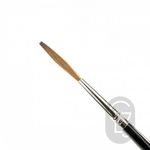 Synthetic Sable Chisel Edge Signwriting Brush - K Series - Size 4