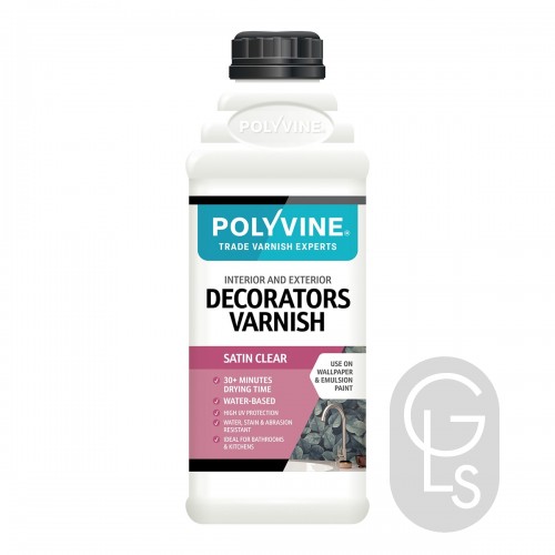 Polyvine Satin Decorators Varnish - Water based