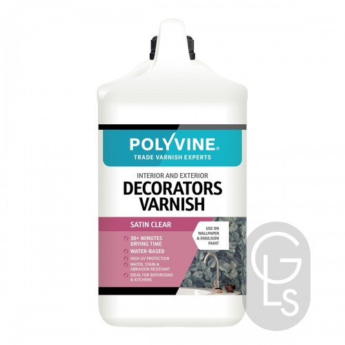 Polyvine Satin Decorators Varnish - Water based