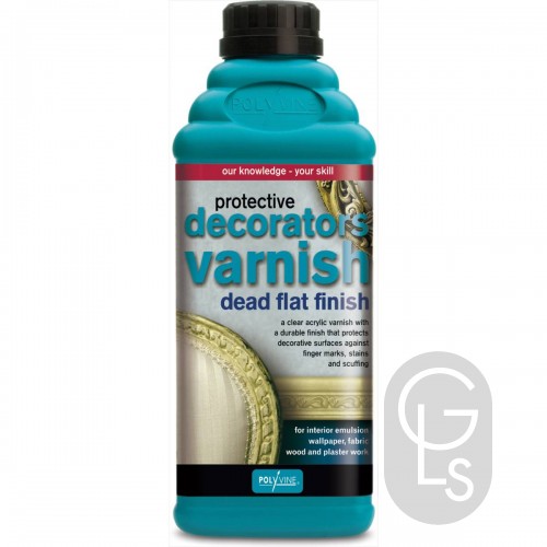 Polyvine Dead Flat Decorators Varnish - Water based - 2 Litre