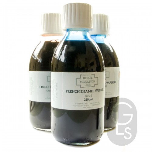 Clearance French Enamel Varnish - Steel Blue - 250ml