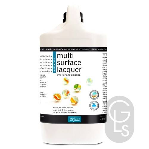 Polyvine Multi Surface Lacquer - Dead Flat - 4L