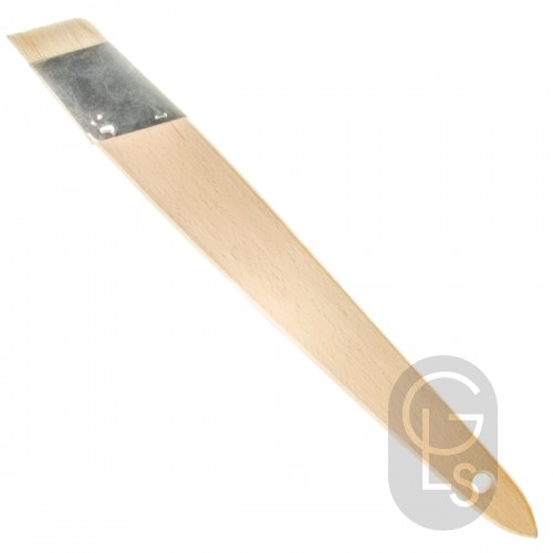 White Hog Hair - Slant Liners - 1.5'' - Short Bristle