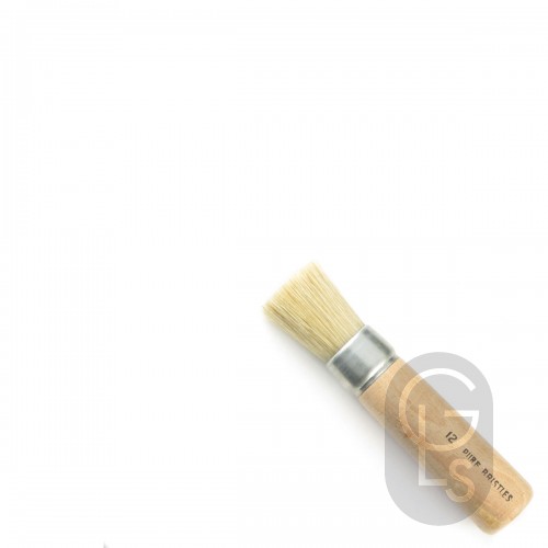 Stencil Brush - White Bristle