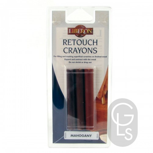 Liberon Retouch Crayons - 3 Pack - Mahogany