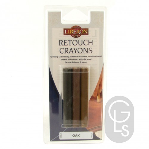 Liberon Retouch Crayons - 3 Pack - Oak
