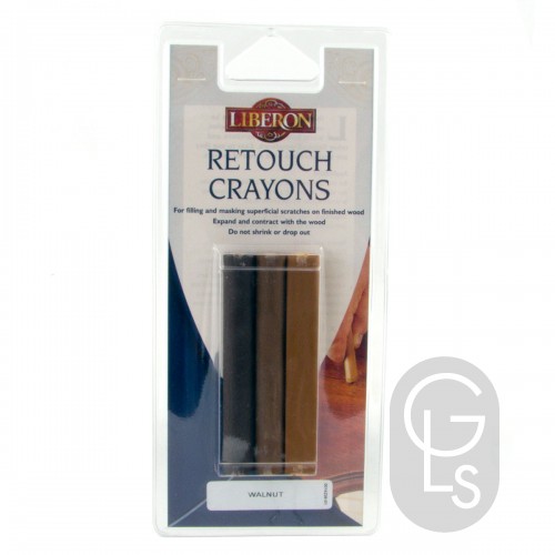 Liberon Retouch Crayons - 3 Pack - Walnut