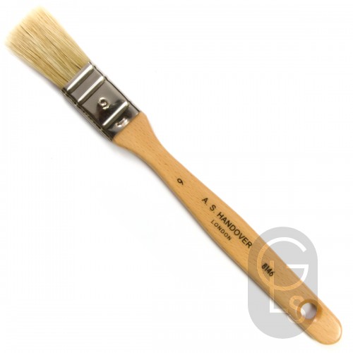 Flat, Thin Varnish Brush - Lily Bristle - Size 9 (3/4'')