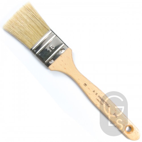 Flat, Thin Varnish Brush - Lily Bristle - Size 18 (1.5'')