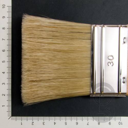 Flat, Thin Varnish Brush - Lily Bristle - Size 30 (2.5'')