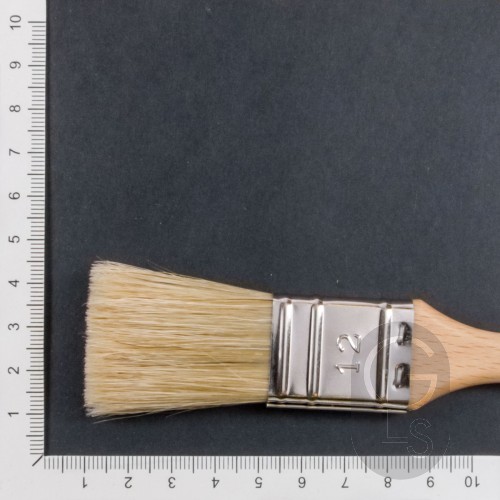 Flat, Medium Varnish Brush - Lily Bristle - Size 12 (1'')