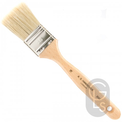 Flat, Medium Varnish Brush - Lily Bristle - Size 18 (1.5'')