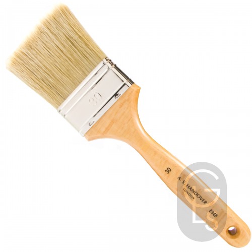 Flat, Thick Varnish Brush - Lily Bristle - Size 30 (2.5'')