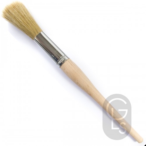 English Stippler - 3'' White Bristle