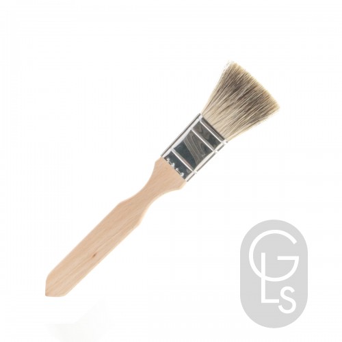 Flat Badger Hair Brush - Thin