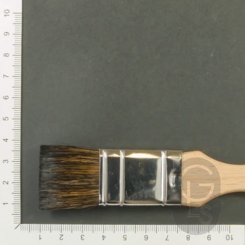 Flat Brushes - Pure Squirrel - 1''