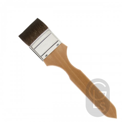 Flat Brushes - Pure Squirrel - 2''