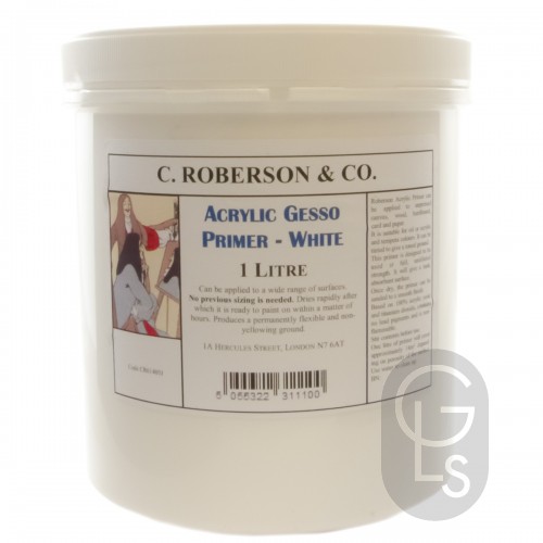 Acrylic Gesso Primer - White - 1L