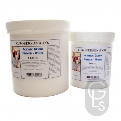 Roberson Acrylic Gesso Primer White