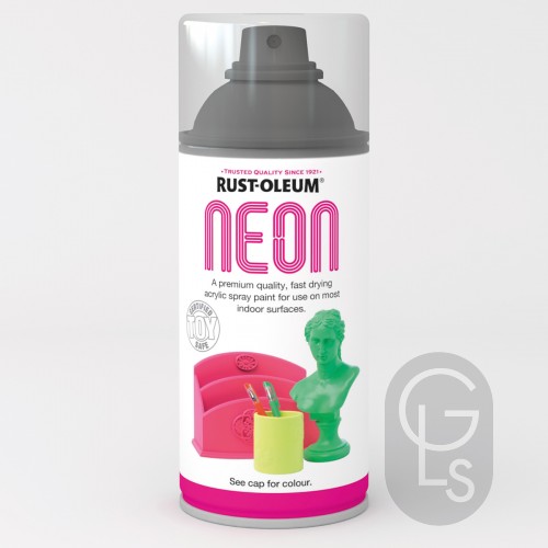 Rust-Oleum Neon Spray Paint - Neon Yellow - 150ml