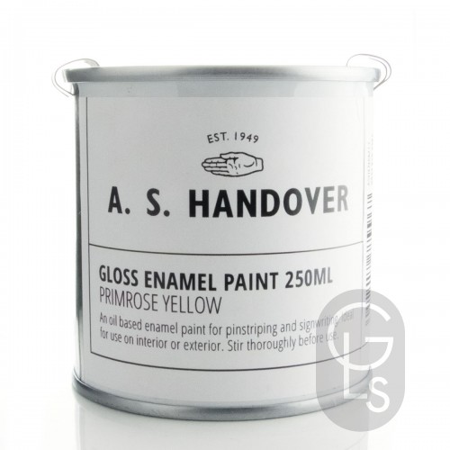 A. S. Handover Signwriting Enamel - Primrose Yellow - 250ml