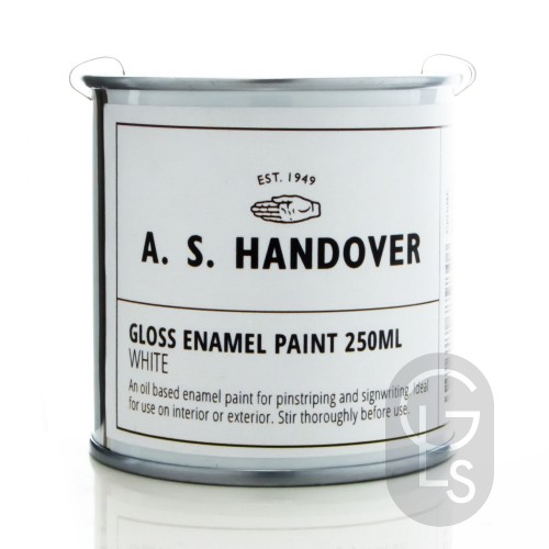 A. S. Handover Signwriting Enamel - White - 250ml