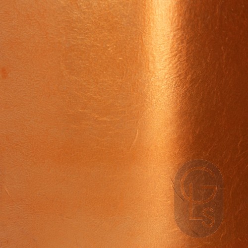 Coloured Loose Silver Leaf - Orange - 10 Leaves - 109mm x 109mm