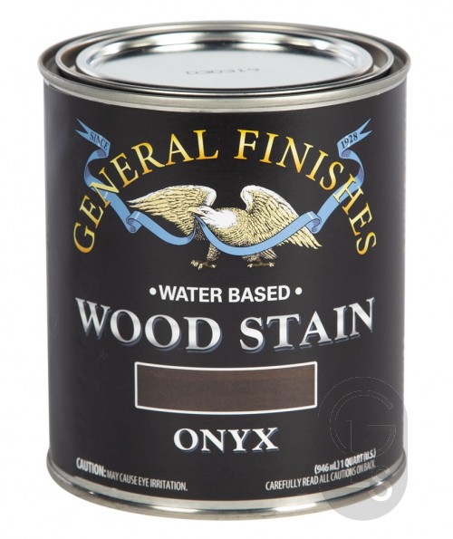 General Finishes Wood Stain - Onyx - 473ml