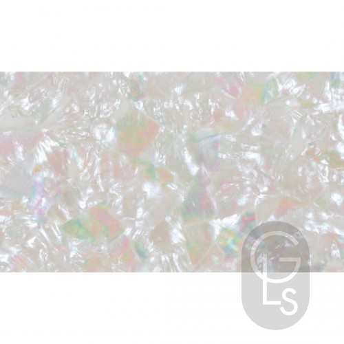 Mother of Pearl Sheet - White Irregular - 24 x 14 cm