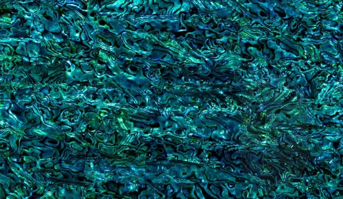 Abalone Sheet - Blue High Gloss - 24 x 14cm