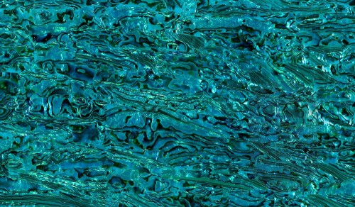 Flexible Abalone Sheet - Blue - 24 x 14cm