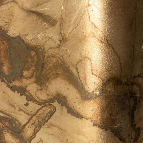 Coloured Loose Silver Leaf - Burnt Sienna - 100 leaves - 109mm x 109mm