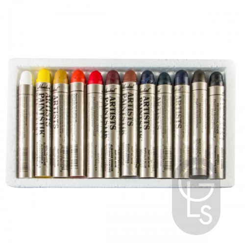Markal Artists Paintstiks - #100 Professional Grade - Set of 12 Crayons