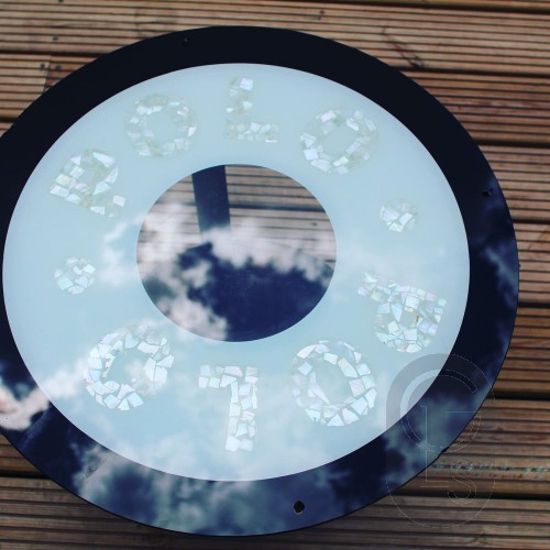 Flexible Mother of Pearl Sheet - Grey Smoke - 24 x 14 cm