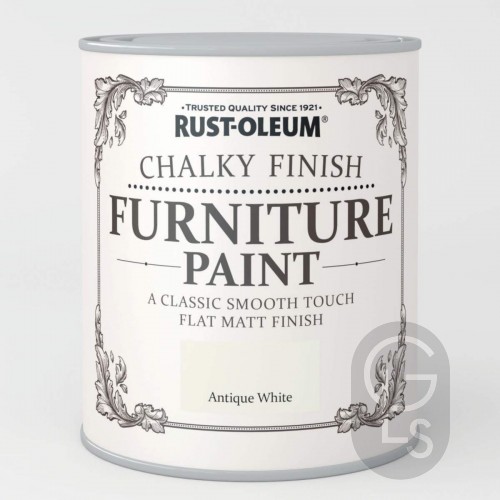 Rust-Oleum Chalky Furniture Paint - Antique White
