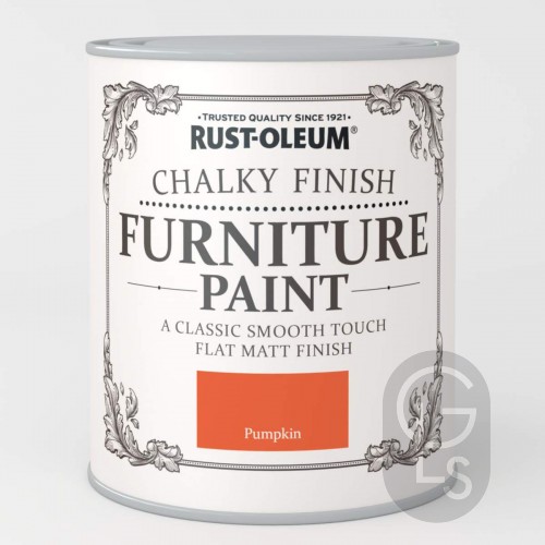 Rust-Oleum Chalky Furniture Paint - Pumpkin